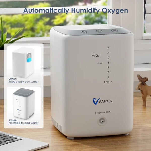 VARON 5L Pulse Flow Portable Oxygen Concentrator NT-02