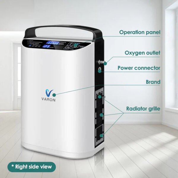 VARON 5L Pulse Flow Portable Oxygen Concentrator NT-02